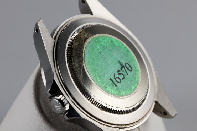 2001 Rolex Explorer II 16570 with Black Dial