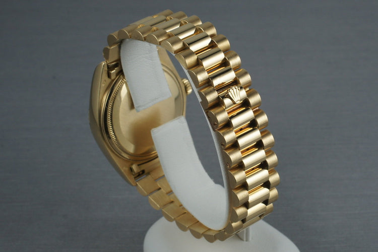 1979 Rolex 18K Day-Date 18038 with Baby Blue Stella Dial