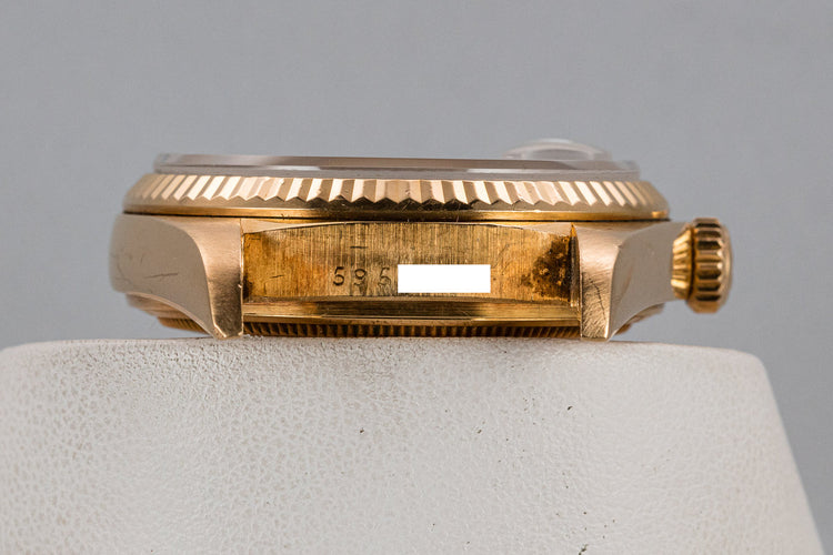 1979 Rolex 18K YG DateJust 16018 with Tigers Eye Stone Dial