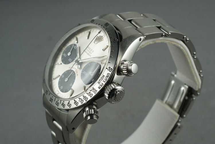 1971 Rolex Daytona 6265 Silver Big Red Daytona with Punched Papers