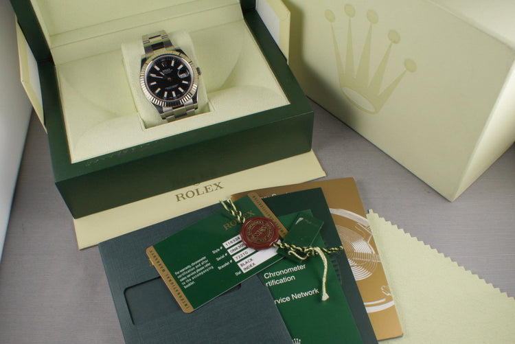 Rolex Datejust 2 116334 with Black Dial