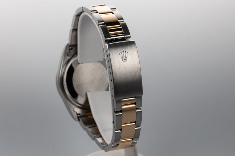 2001 Rolex Two Tone Oyster Perpetual 14233 Blue Dial