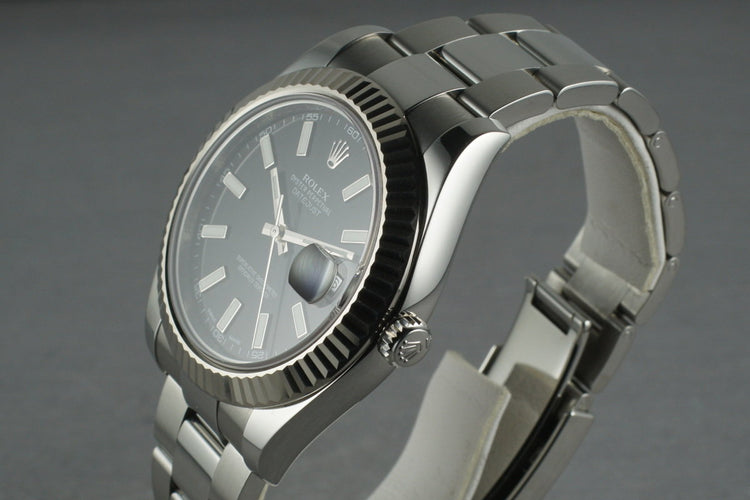 Rolex Datejust 2 116334 with Black Dial