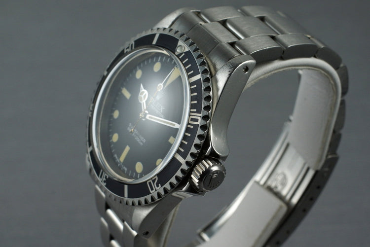 1981 Rolex Submariner 5513 Mark V Maxi Dial