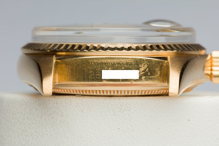 1971 18K YG Vintage Rolex Day-Date 1803 with Champagne Linen Dial