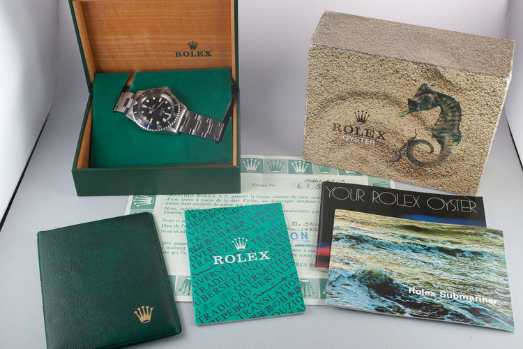 1979 Rolex Submariner 5513 MK II Dial with Box and Papers