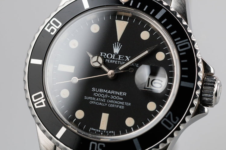1983 Rolex Submariner 16800 Matte Dial