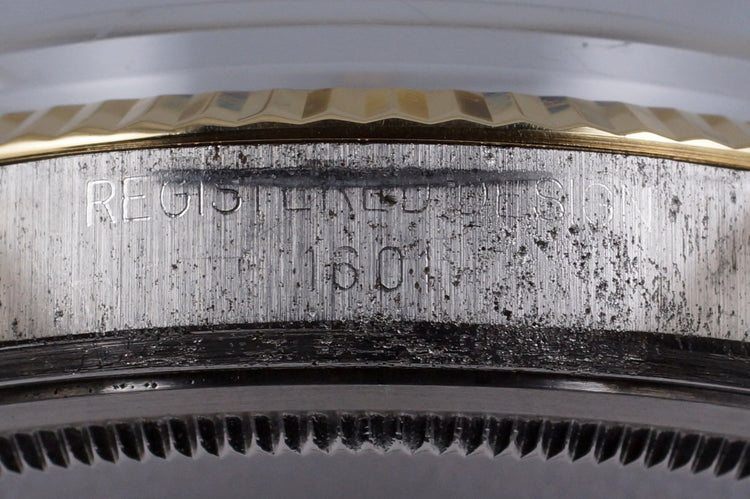 1971 Rolex Two Tone DateJust 1601 with White Roman Dial