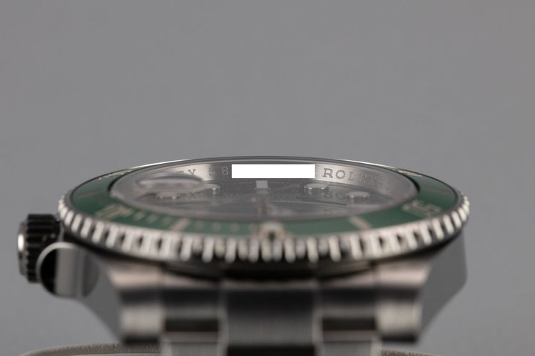 2014 Rolex Green Submariner 116610LV "Hulk" With Box and Papers