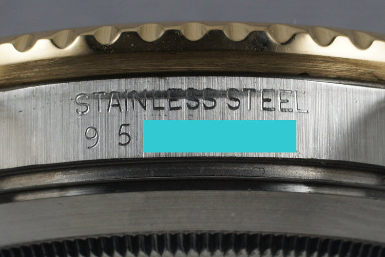 1987 Rolex Two Tone Blue Submariner 16803