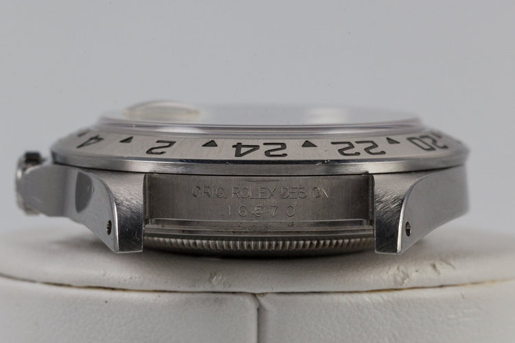 1999 Rolex Explorer II 16570 White Dial
