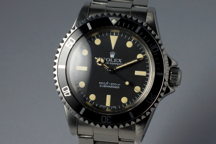 1977 Rolex Submariner 5513 ‘Pre-Comex’ Dial