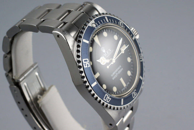 1981 Rolex Submariner 5513 Mark IV Maxi Dial
