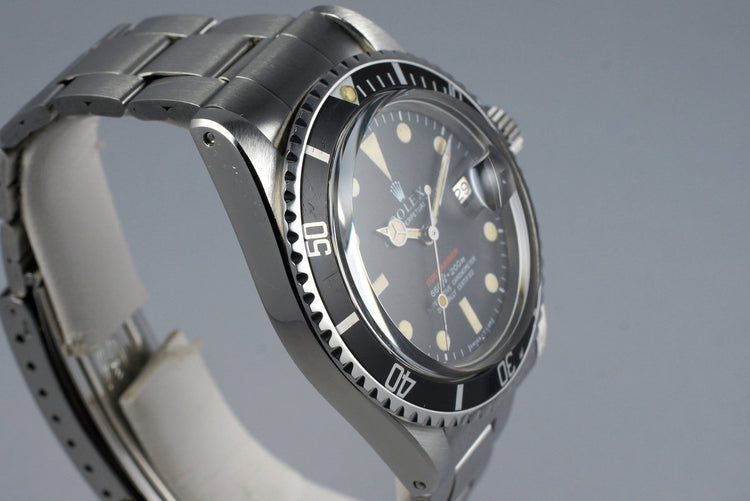 1970 Rolex Red Submariner Ref: 1680 Mark IV Dial