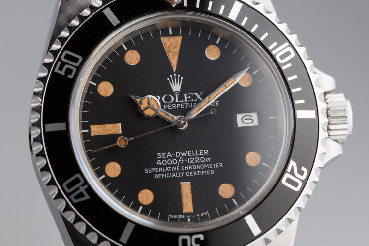 1980 Rolex Sea-Dweller 16660 Matte Dial with Box and Papers