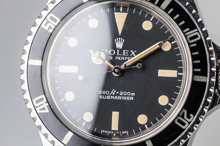 1972 Rolex Submariner 5513 with Serif Dial