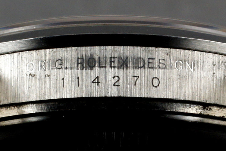 2000 Rolex Explorer 114270 with Box and Papers