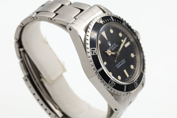 1970 Rolex Submariner 5513 with Swiss Rivet Band