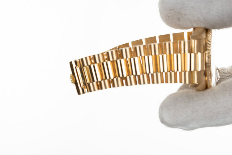 1967 Rolex 18K Gold Day-Date 1803 Gold No Lume Dial with Box and Double Punched Papers
