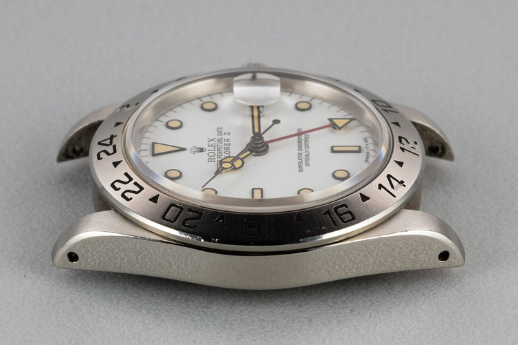 1991 Rolex Explorer II 16570 White Dial