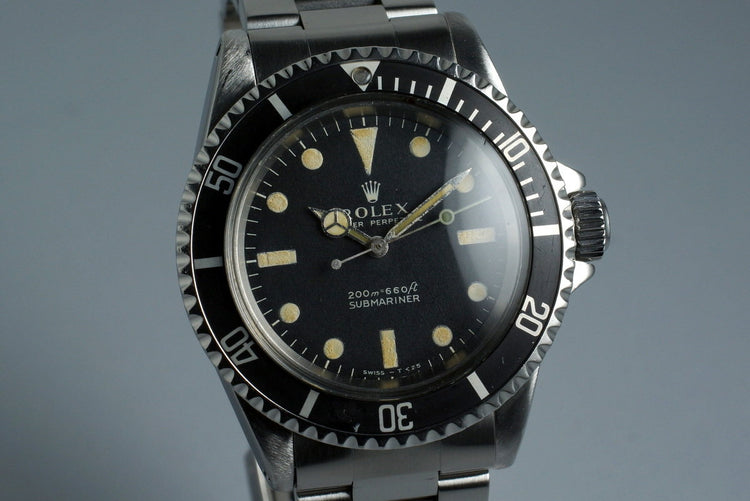 1968 Rolex Submariner 5513 Meters First