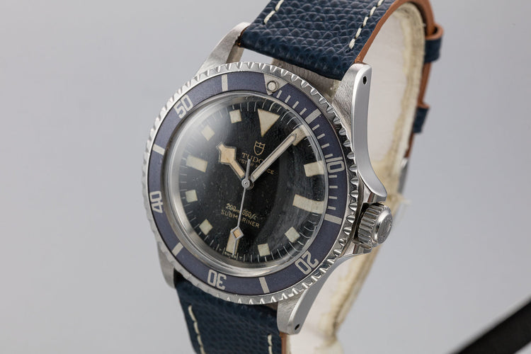 1974 Tudor Snowflake Submariner 7016/0 Blue Dial