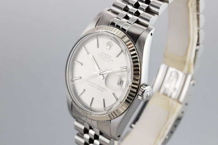1973 Rolex DateJust 1601 Silver Sigma Dial