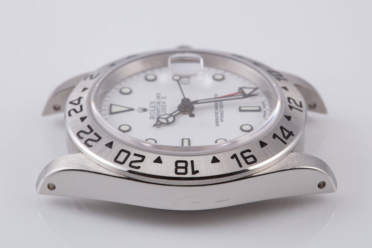2001 Rolex Explorer II 16570 "Polar" White Dial with Box and Papers