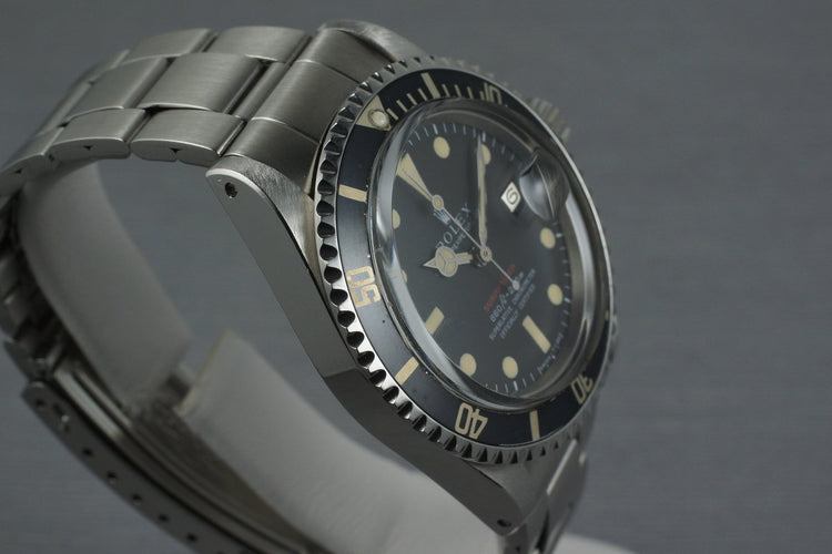 1970 Rolex Red Submariner 1680 Mark IV Dial