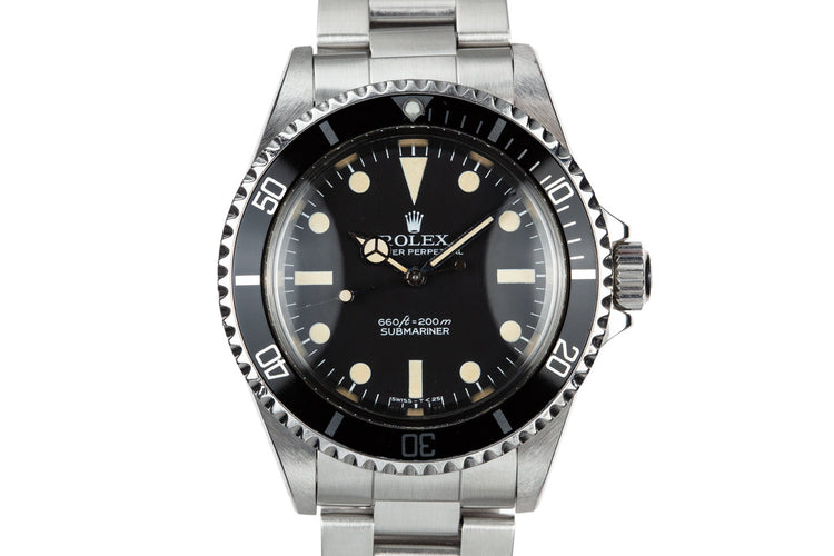 1977 Rolex Submariner 5513 with "Pre COMEX" Dial with Service Case