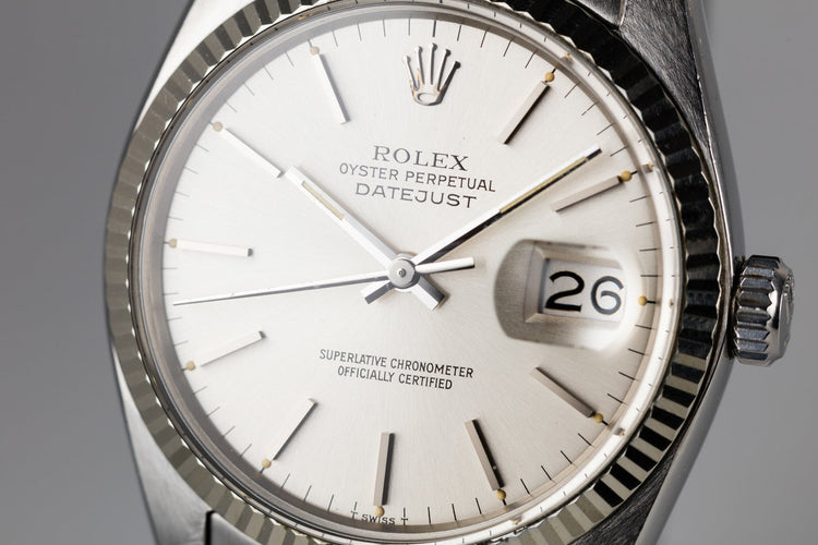 1978 Rolex DateJust 16014 Silver Dial