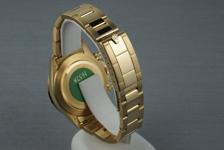 1990 Rolex 18K YG Zenith Daytona 16528 with Box and Papers