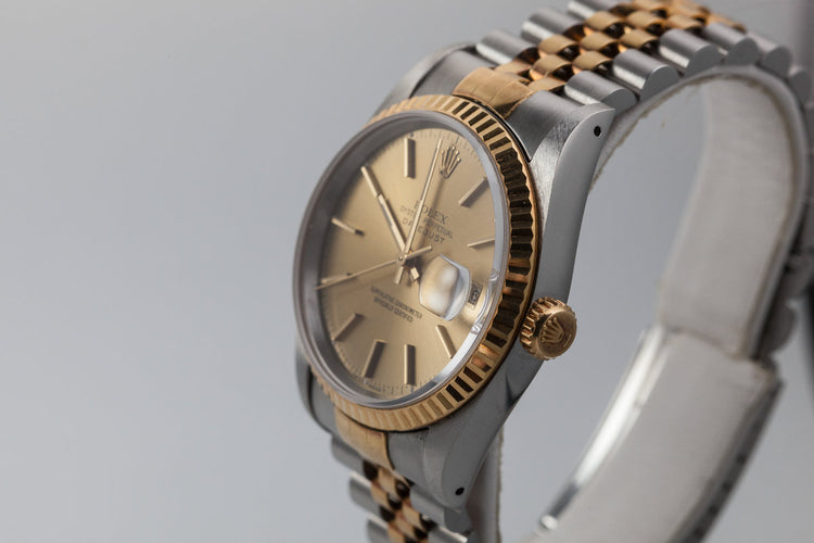 1995 Two-Tone Rolex Datejust 16233