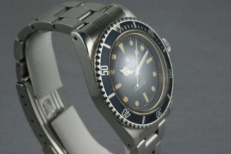 1967 Rolex Submariner 5513 Meters First with RSC Papers