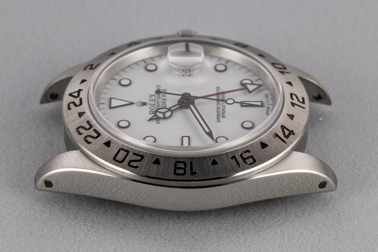 1991 Rolex Explorer II 16570 White Dial