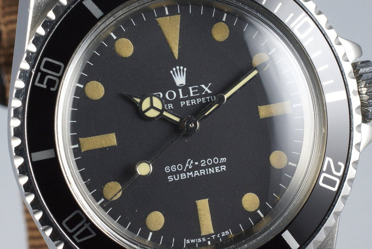 1978 Rolex Submariner 5513 with Serif Dial