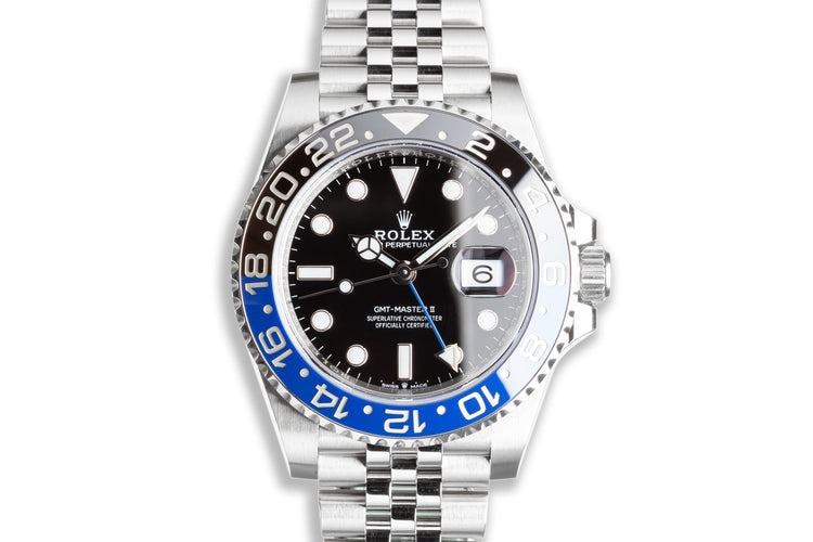2020 Rolex GMT-Master II 126710BLNR "Batman" Jubilee with Box & Card
