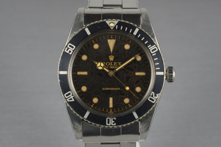 1962 Rolex Submariner 5508 Tropical Dial