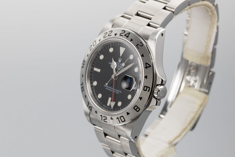 1993 Rolex Explorer II 16570 Black Dial with Box and Papers