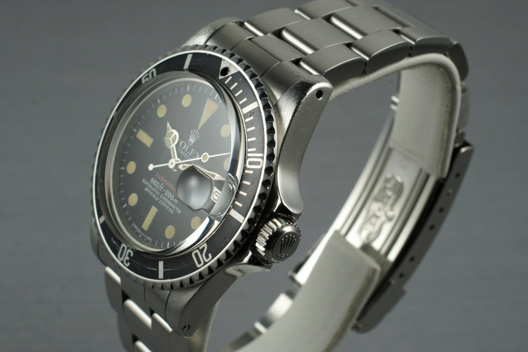 1972 Rolex Red Submariner 1680 with Mark VI Dial