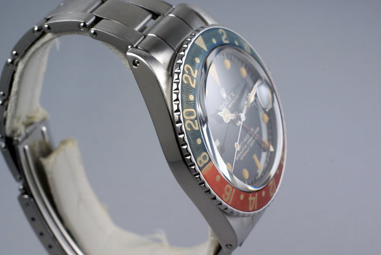 1966 Rolex GMT 1675 Glossy Gilt Dial