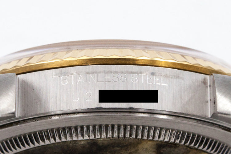 1997 Rolex Two Tone DateJust 16233 White Dial with Box and Papers