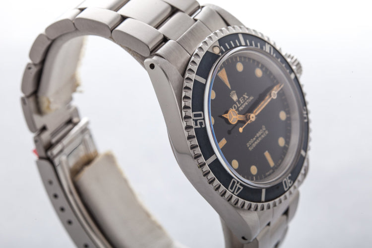 1964 Rolex Submariner 5513 Gilt Dial with Box and Papers