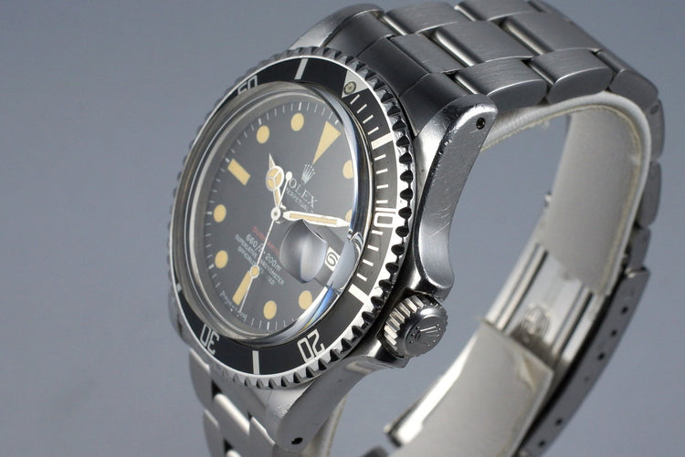 1971 Rolex Red Submariner 1680 Mark V Dial