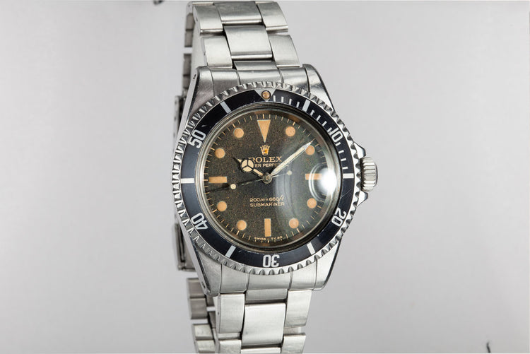 1966 Rolex Submariner 5513 with Gilt "Bart Simpson" Dial