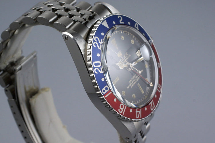 1960 Rolex GMT 1675 PCG Gilt Chapter Ring