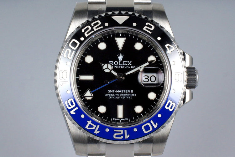 2014 Rolex GMT II 116710BLNR with Box and Papers MINT