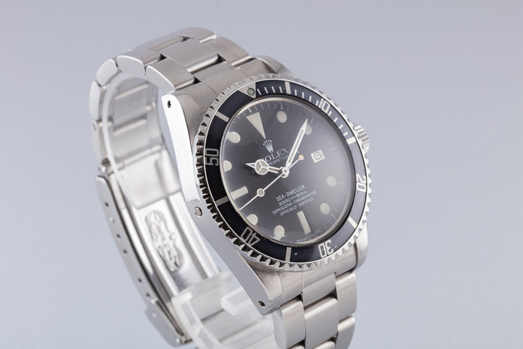 1978 Rolex Sea-Dweller 1665 MK I Dial