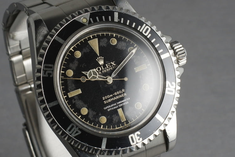 Rolex Submariner 5512 PCG with 4 line chapter ring exclamation dial