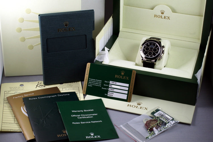 2007 Rolex 18K WG Daytona 116519 with Box and Papers